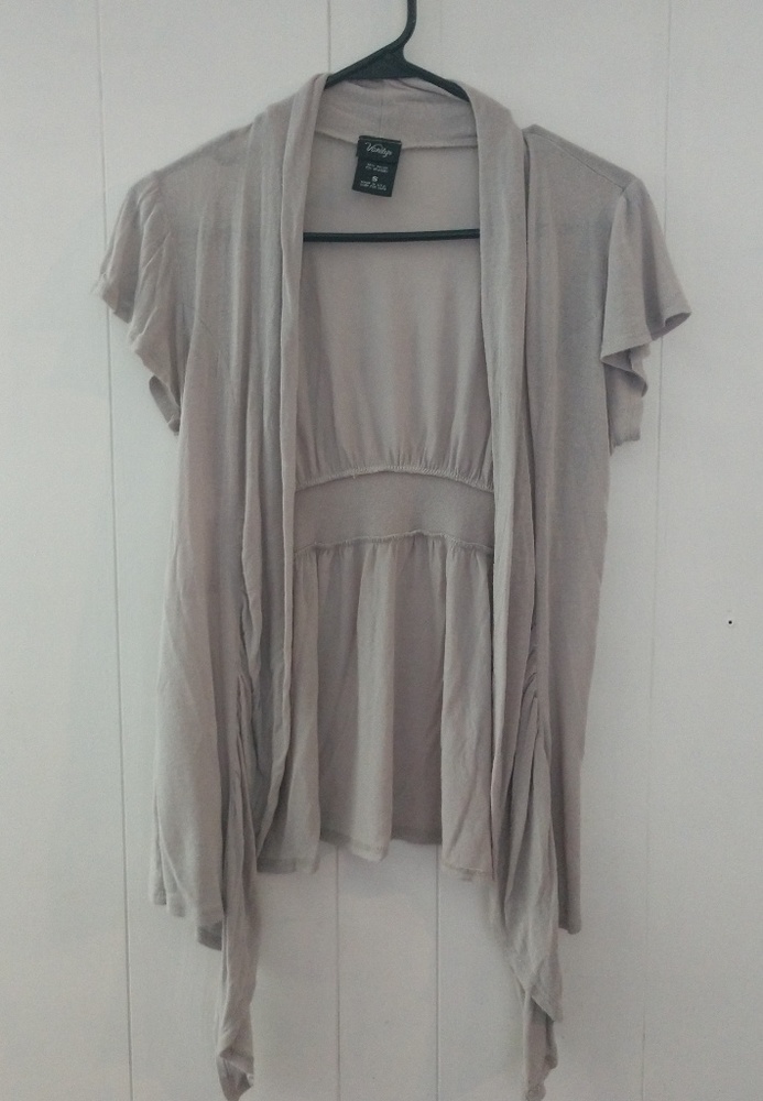 Grey cardigan